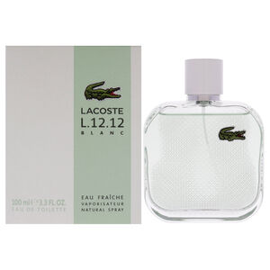 Lacoste Eau De L.12.12 Blanc Eau Fraiche by Lacoste for Men - 3.3 oz EDT Spray